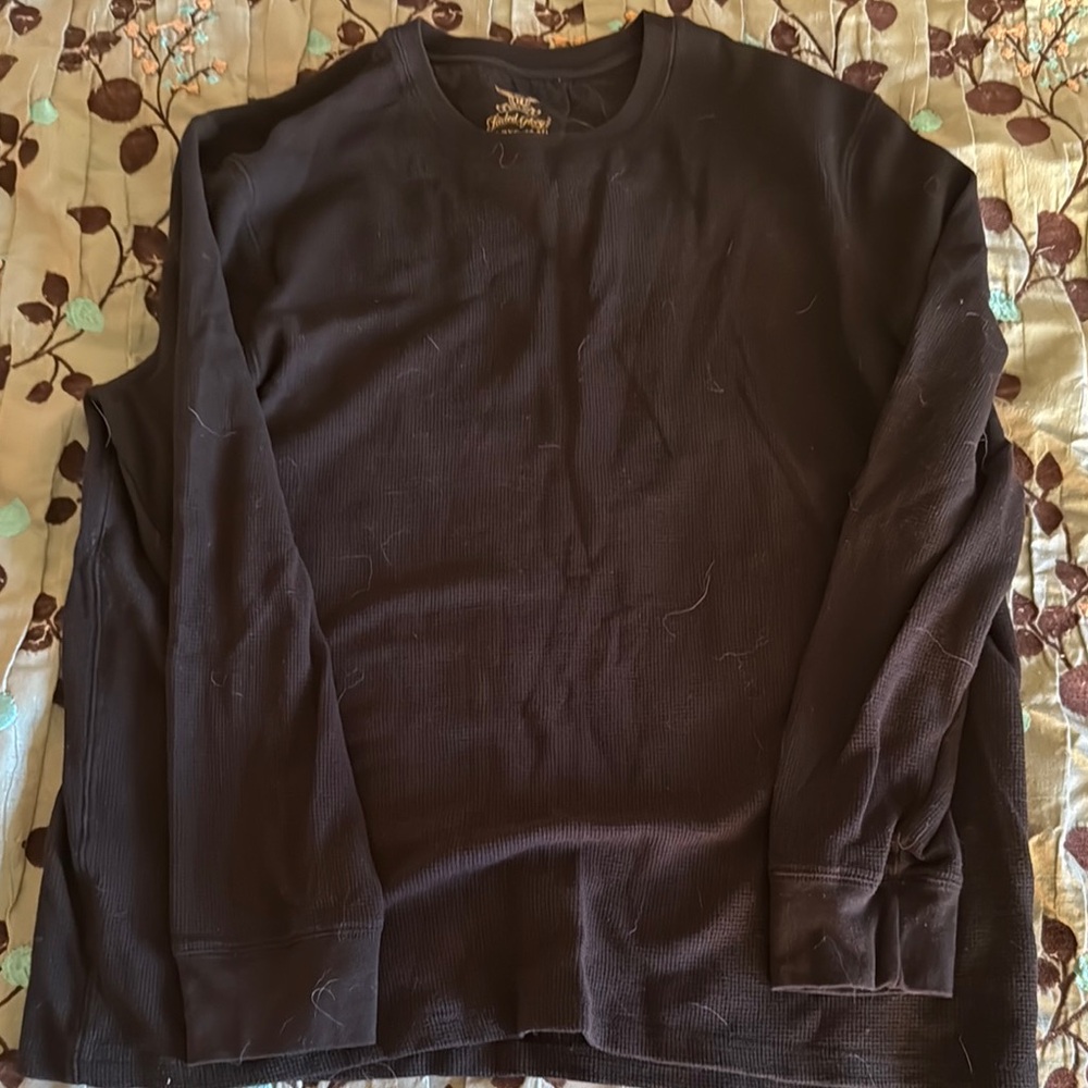 Faded Glory Black Long Sleeve Tee
